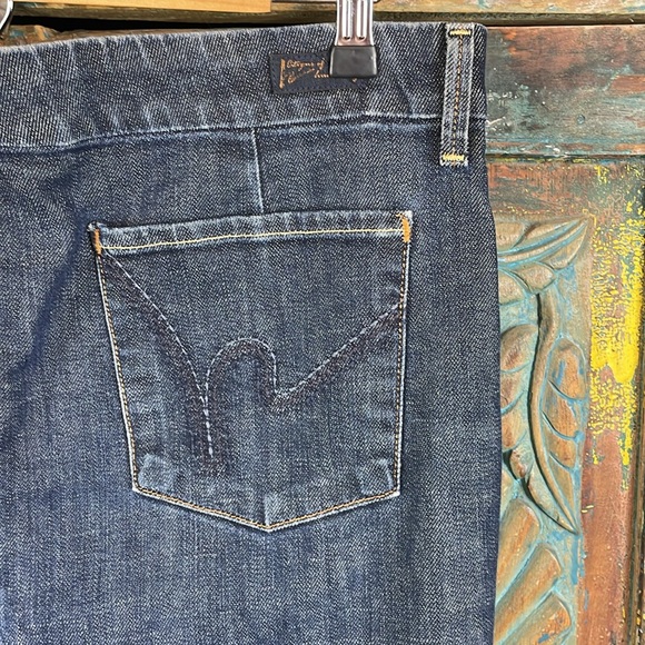 Citizens of Humanity Novak stretch denim Pencil Skirt - Picture 4 of 4